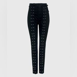 A.L.C. Kingsley High-rise Lace-up Cropped Pants Size 0